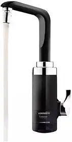 Torneira Eletrônica Essence Mesa Preto/Cromado Lorenzetti 220V 5500W