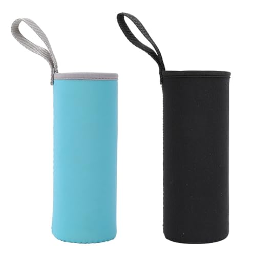 SI ADATTA A UNA BOTTIGLIA D'ACQUA DA 550 ml: la nostra copertura con cinturino elasticizzato e aderente si adatta perfettamente alla tua bottiglia d'acqua in modo che rimanga saldamente in posizione quando sei in movimento, perfetta per le persone attive;