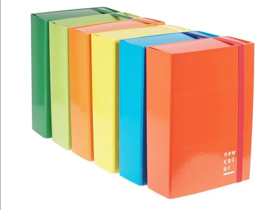 CARTELLE CON ELASTICO progetti Dorso 10 CM 25x35 Confezione da