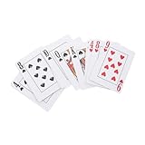 WESIEVYA 点字付き盲人用トランプカード 触覚識別で視覚障がい者の識別支援 高齢者と障害者向け娯楽補助具 日常生活向上のための補助ツール