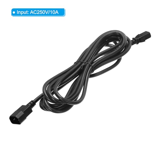Cable de extensión C14 a C13 PATIKIL para solucionar enchufes lejanos 3