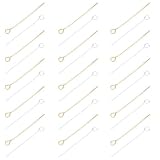 TOMETURE 1200 Alfileres de Ojo para Hacer Joyas de Hierro, Material Resistente y Aplicación Amplia para Collares y Pulseras en Proyectos de Joyería Hechos a Mano