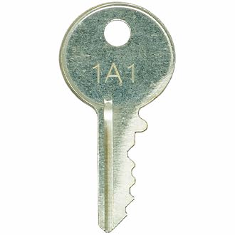 CompX Chicago 4A2 File Cabinet, Desk or Cubicle Replacement Key 4A2-image-49