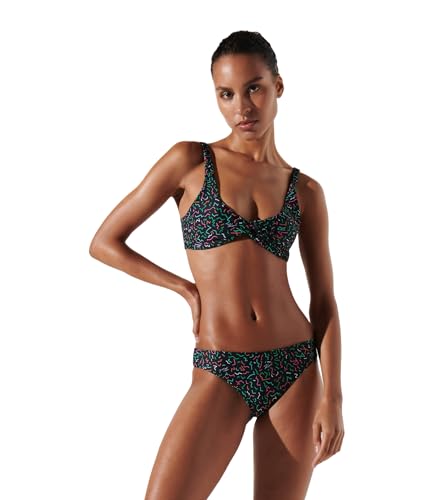 Bandeau géométrique Karl Lagerfeld Femme : le maillot twisté à maintien parfait