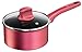 ティファール 片手鍋 18cm IH ガス火対応 「IHルージュ・アンリミテッド ソースパン」 こびりつきにくい ふた付き レッド G26223