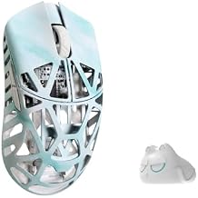 MK x WLMOUSE Beast X Pro Wireless 8K Mouse with Side Slits OM Optical, Celadon