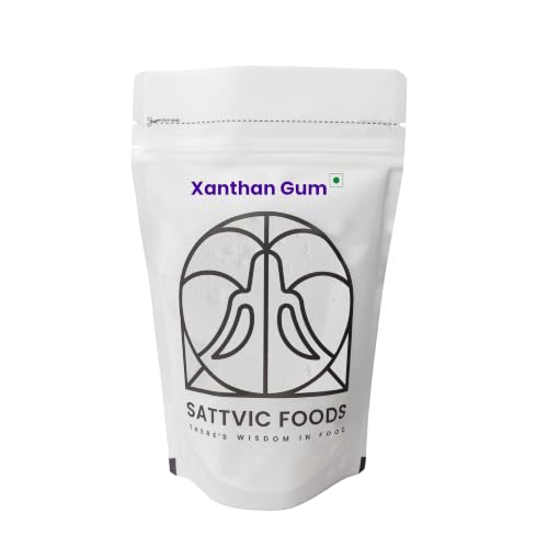 Image of Sattvic Foods Xanthan Gum (1 kg) | Gluten-Free Stabilizer, Emulsifier & Vegan Thickener | NON-GMO & Keto-Friendly | Essential in Gluten-Free Baking, Use in Gravies, Sauces, Salad Dressings