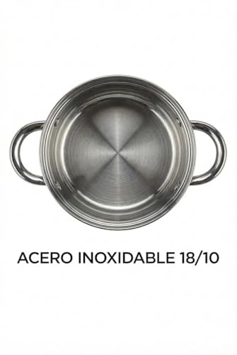 Miniatura 2 de Batería De Cocina 12 Piezas Acero Inoxidable Con Tapas De Vidrio, Sartén Con Revestimiento De Mármol, Apta Para Todo Tipo De Cocinas