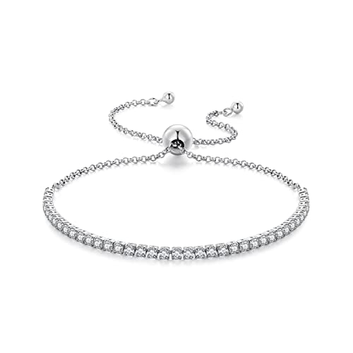 Bracelet en argent sterling 925 à brins scintillants pour perles et charmes européens