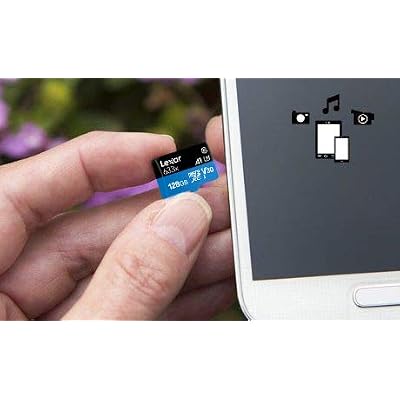 Lexar 128GB 633x MicroSDXC UHS-I U3 100/45 MB/s High Performance MicroSD Memory Card