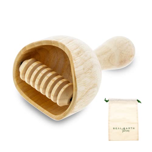 Copa sueca con Rodillo de Maderoterapia Colombiana: Masajeador anticelulitico corporal para moldear el cuerpo, eliminar la celulitis y minimizar la grasa localizada. Tamaño 19.5cm y 9.5cm de diametro Cover