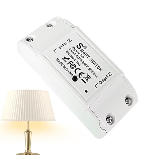 Tomada remota, Tomada de controle remoto, Luz inteligente sem fio, Design compacto programável sem c