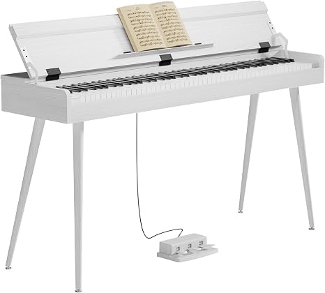 Image of Digital Piano 88 Key Weighted Keyboard Full-Size Desk Electric Piano