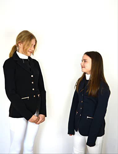 START Marianne Damen Turnierjacket, Reitjacket, Reitjacke, Kinder Turniersakko für Jungen, Turnierfrack, Turnierjacke Mädchen Reitsport-Turnierjacket (as3, numeric, numeric_170, regular, Schwarz)