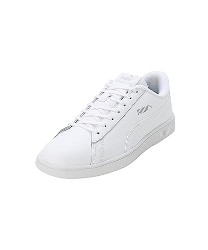 PUMA Smash V2 L, Zapatillas de Deporte Unisex adulto, Puma White-Puma White, 42.5 EU