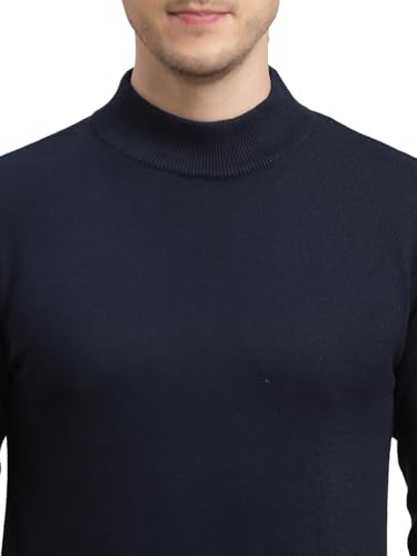 Pull à col roulé rayé pour homme anti froid tricot doux hiver - 5