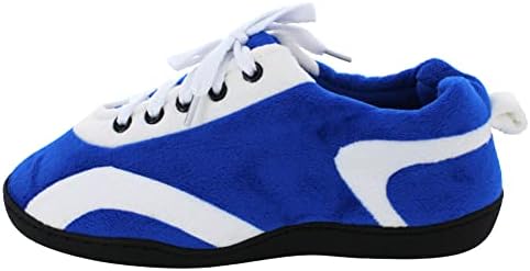 Comfy Feet Unisex Traditional Slipper, Blue and White, 12.5-14 US Men | Image 4