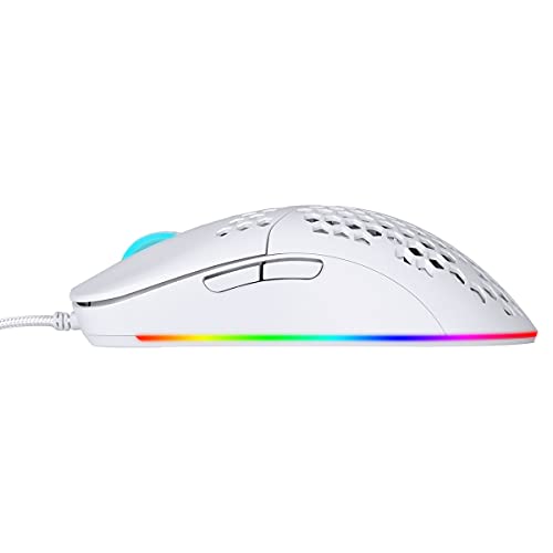 Vinik MOUSE GAMER VX GAMING VOID COM LED RGB- 7600 DPI BRANCO COM CABO USB 1.8 METRO – MGV110B -, 65