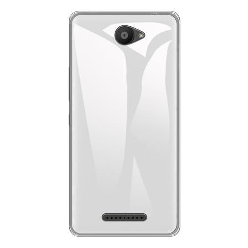 Shantime Funda Suave Compatible con BQ Aquaris U, Carcasa Delgada Antigolpes, Antirrayas y Flexible, Agarre Cómodo(Blanco)