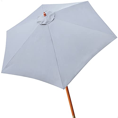 AKTIVE Parasol D300 Cm - Mastil Madera D48mm Gris