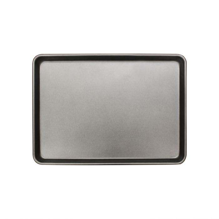 Half Size 18 Gauge Non-Stick Sheet Baking Pan Wire in Rim Aluminum Bun Pan Professional Commercial and Industrial Grade