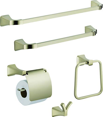 Delta Faucet 752240-Pn Tesla Towel Bar, 24", Polished Nickel #TOP2