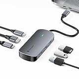 Yottamaster USB C ハブ 6-in-1 USBハブ アダプタ TypeCハブ 【4K出力HDMIポート / 100W PD充電ポート / 5Gbps高速転送 USB-Aポート/USB-Cポート】バスパワー 変換アダプタ ドッキングステーショ Macbook/MateBook/surface USB C デバイス対応 hdmi 拡張