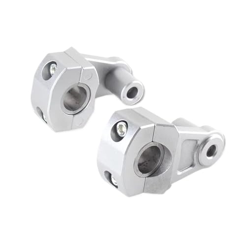Colliers de serrage guidon moto argent 22mm 28mm rehausseur ergonomique universel pour Ducati
