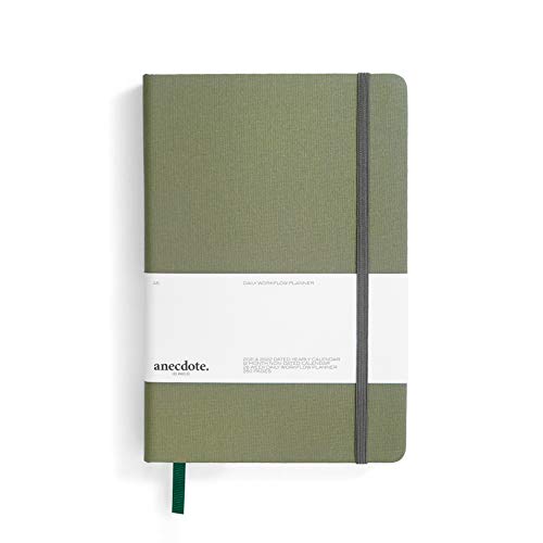 The Anecdote Daily Planner 2021-2022. A Daily, Weekly & Monthly Planner. Achieve Your Goals. Establish Yearly, Monthly, Weekly & Daily Workflow, A5 size, Hardcover Daily Planner. Start Anytime.
