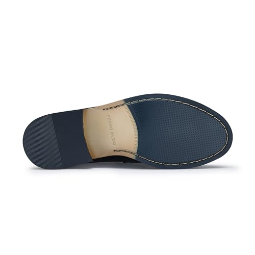 Image of Ferro Aldo Men's Premium Moc Toe Loafers | Casual & Dress Styles with Tassels & Horsebit Buckles