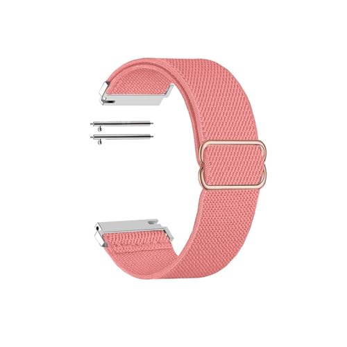 [PLYYQZM] �ɍ��� Gar min vivoactive 4 Active5 ���߉\�ȐL�k���r���v�o���h 20mm 22mm �i�C�����r���v�o���h �ɓK�p(Rose red,20mm)