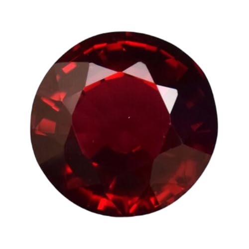 Grenat naturel rond 10,61 mm pour création de bijoux de bricolage
