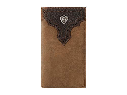Ariat Men's Distressed Shield Rodeo Western Wallet