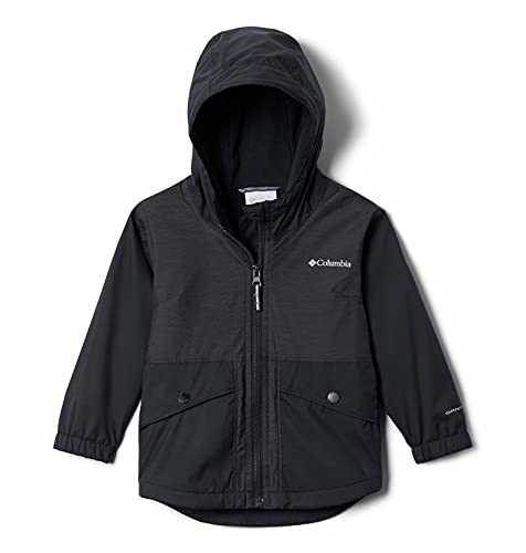 Columbia Youth Girls Rainy Trails Fleece Lined Jacket, Black, Medium #TOP3