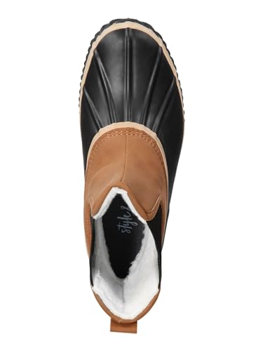 Style & Co. Womens Harlii Faux Leather Pull-on Ankle Boots Tan 7 Medium (B,M)3