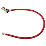 Tuyau rouge : sa couleur rouge vif est non seulement élégante, mais elle permet aussi de repérer facilement le tuyau dans votre garage ou votre boîte à outils. adaptateur flexible pour compresseur d'air, tige de gonflage rapide pour pneus