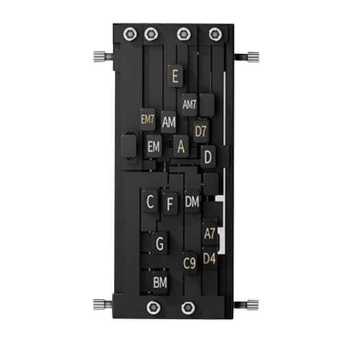 Entrenador de Acordes de Guitarra - Prensador de Guitarra Portátil - Accesorio para Principiantes y Músicos Mejora Técnica Práctica