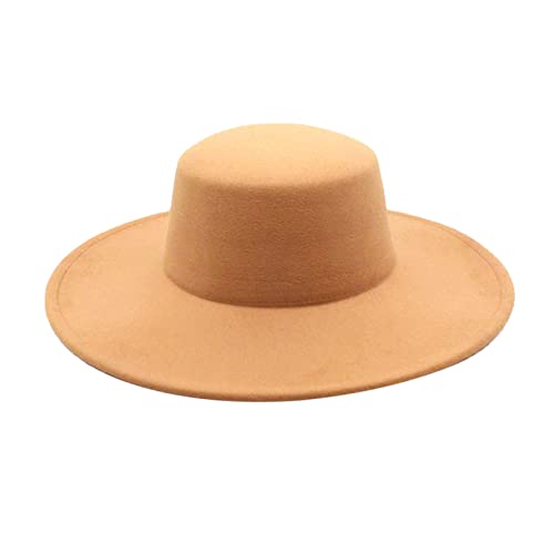 Genérico Tahitiano para hombres mujeres elegante invierno lana cubo sombrero años 1920 campana melón sombreros terciopelo sombrero melón plano alto sombreros ala ancha sombreros gorro neón caza, a