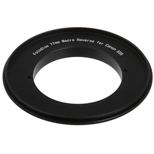 Image of Fotodiox 77mm Macro Reverse Mount Adapter for Using Canon EOS Camera with 77mm Filter Thread Lens