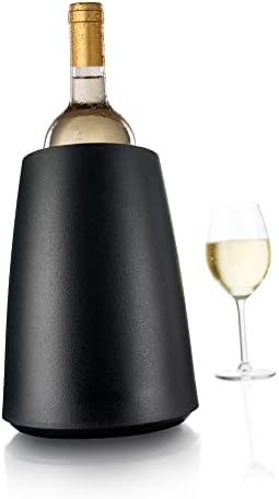 Vacu Vin Rapid Ice Elegant Wine Cooler - Black