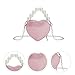 Heart Shaped Purse Fashion Crossbody Bag Heart Shaped Evening Shoulder Bag for Women