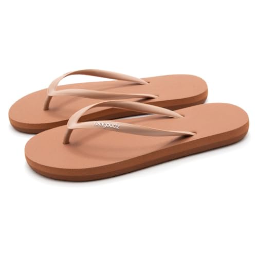 Feelgoodz Women's Slimz Ultra Natural Rubber Flip Flops