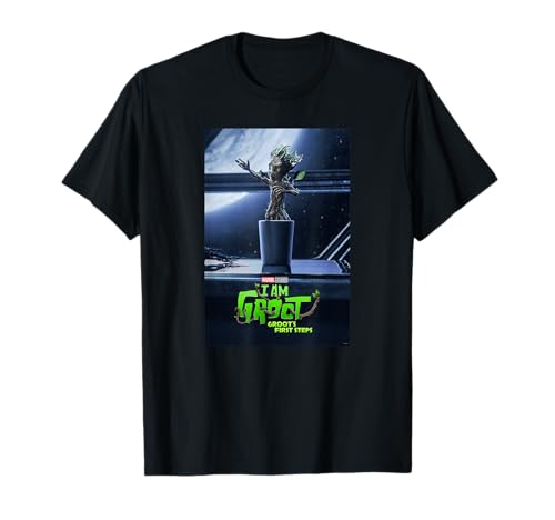 T-shirt I Am Groot Marvel imprimé poster de série pour vos soirées streaming