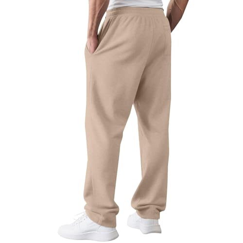 Cargo Sweatpants for Men Baggy Athletic Elastic Waist Casual Pants Big and Tall with Pockets Joggers Sweat Pants3