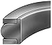 Piston Seal, 2 5/8 IDx3 OD, 3/16 Wx3/16 H