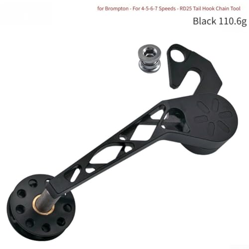 Tensor de cadena de aluminio mecanizado para Brompton P Line con guiado de alta precisión 2