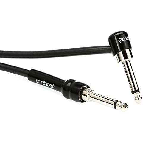 George Ls 20 Feet Straight to Right Angle Guitar Cable - 20 Feet Cover