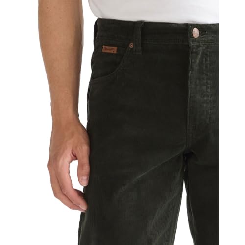 Wrangler - Jeans Herren - Authentic Straight Fit - Texas - Grün – Ansicht 5