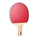 LINGOSHUN Set de Tennis de Table,Caoutchouc Offensif,Pagaie de Ping-Pong d'entraînement Avancé,Raquette de Tennis de Table avec Fibre de Carbone / 9 Stars/Short handle