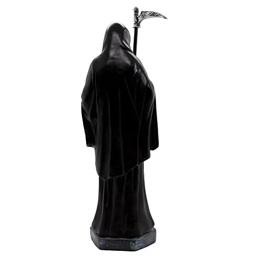 Estatua Santa Muerte Negra 12 in Cerámica miniatura 3